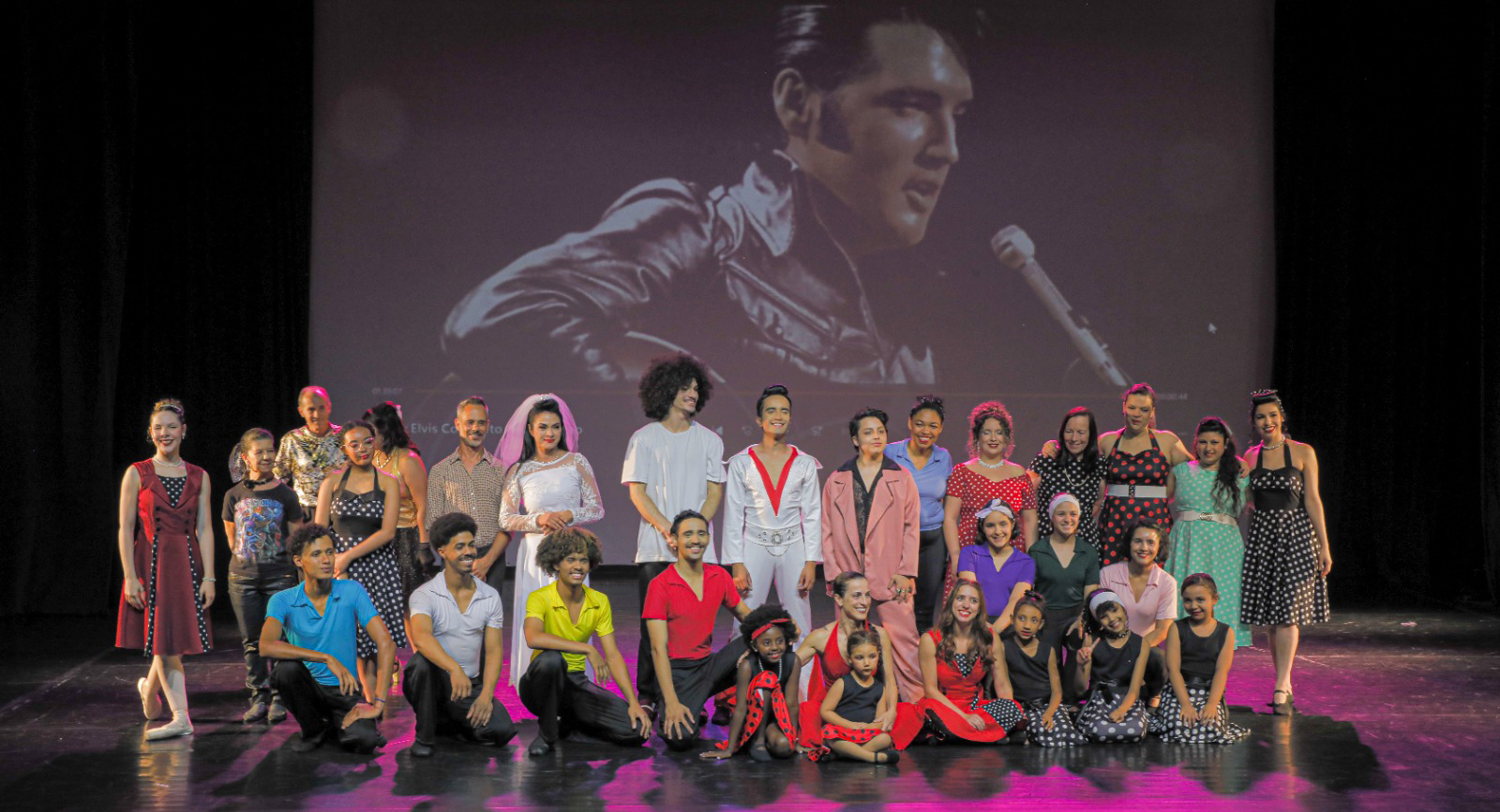 Dancers performing on stage